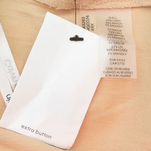 Calvin Klein Tan High Waist Belted Cargo Pants Plus Size 20 - Picture 9 of 11